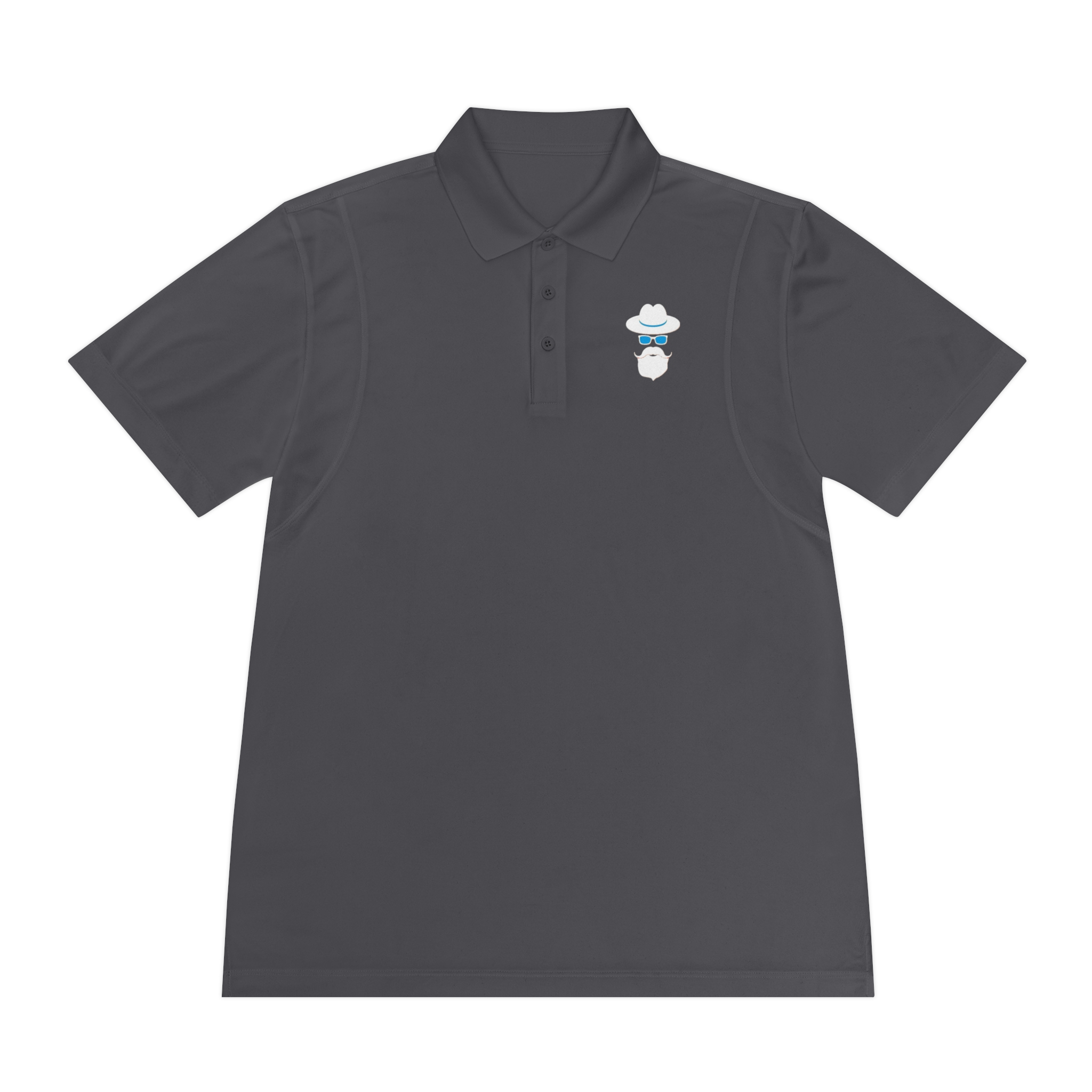 Cool Grandpa Logo Only Men's Sport Polo Shirt - Image 7