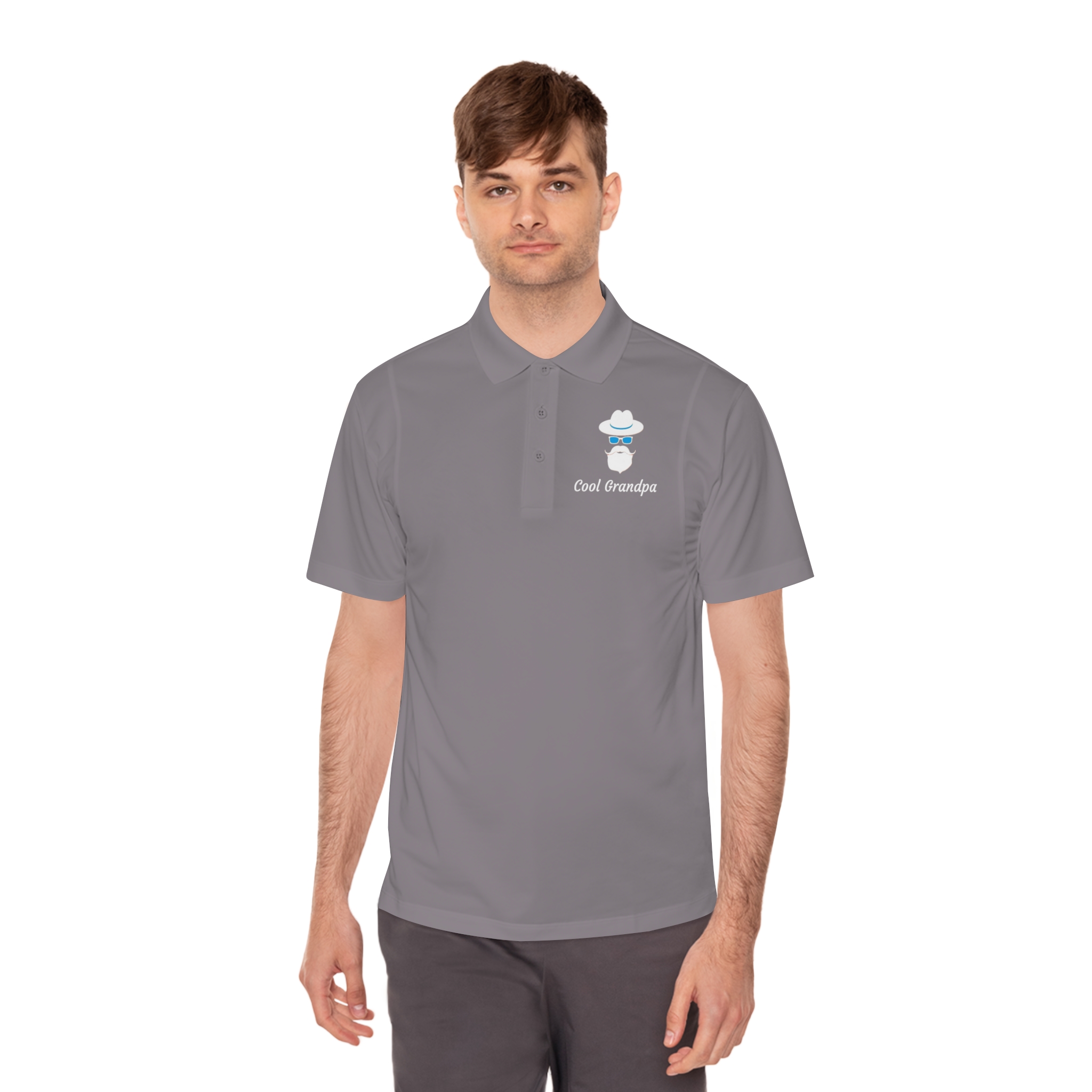 Cool Grandpa Men's Sport Polo Shirt - Image 15