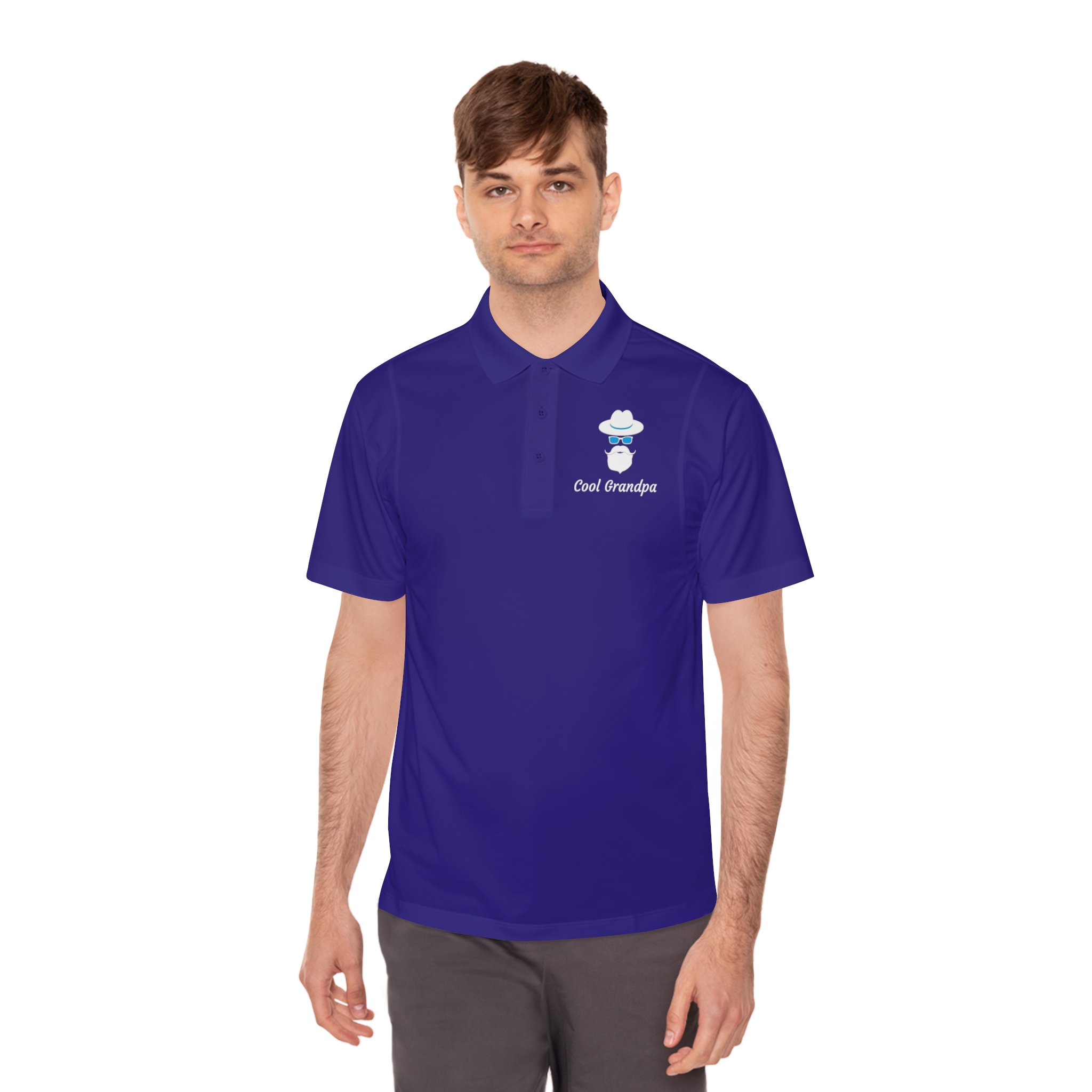 Cool Grandpa Men's Sport Polo Shirt - Image 21