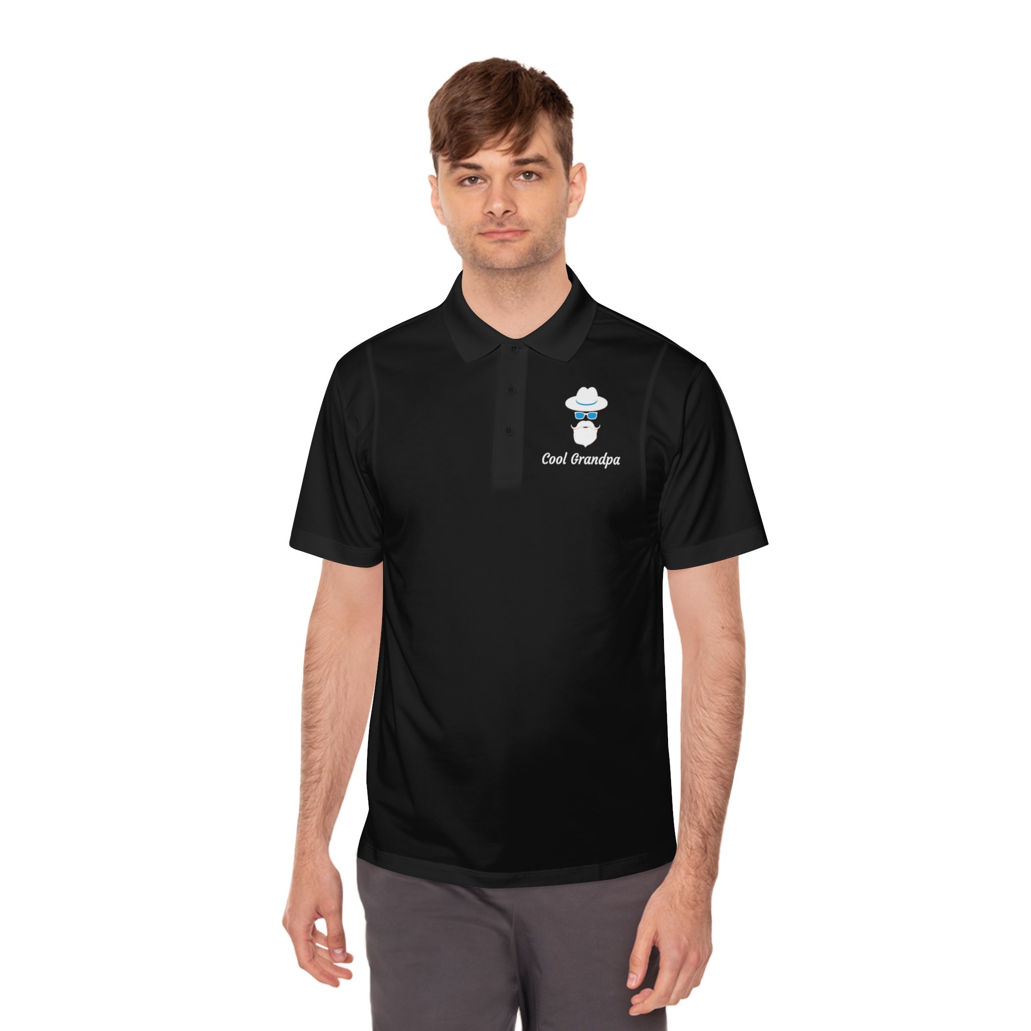 Cool Grandpa Men's Sport Polo Shirt - Image 6