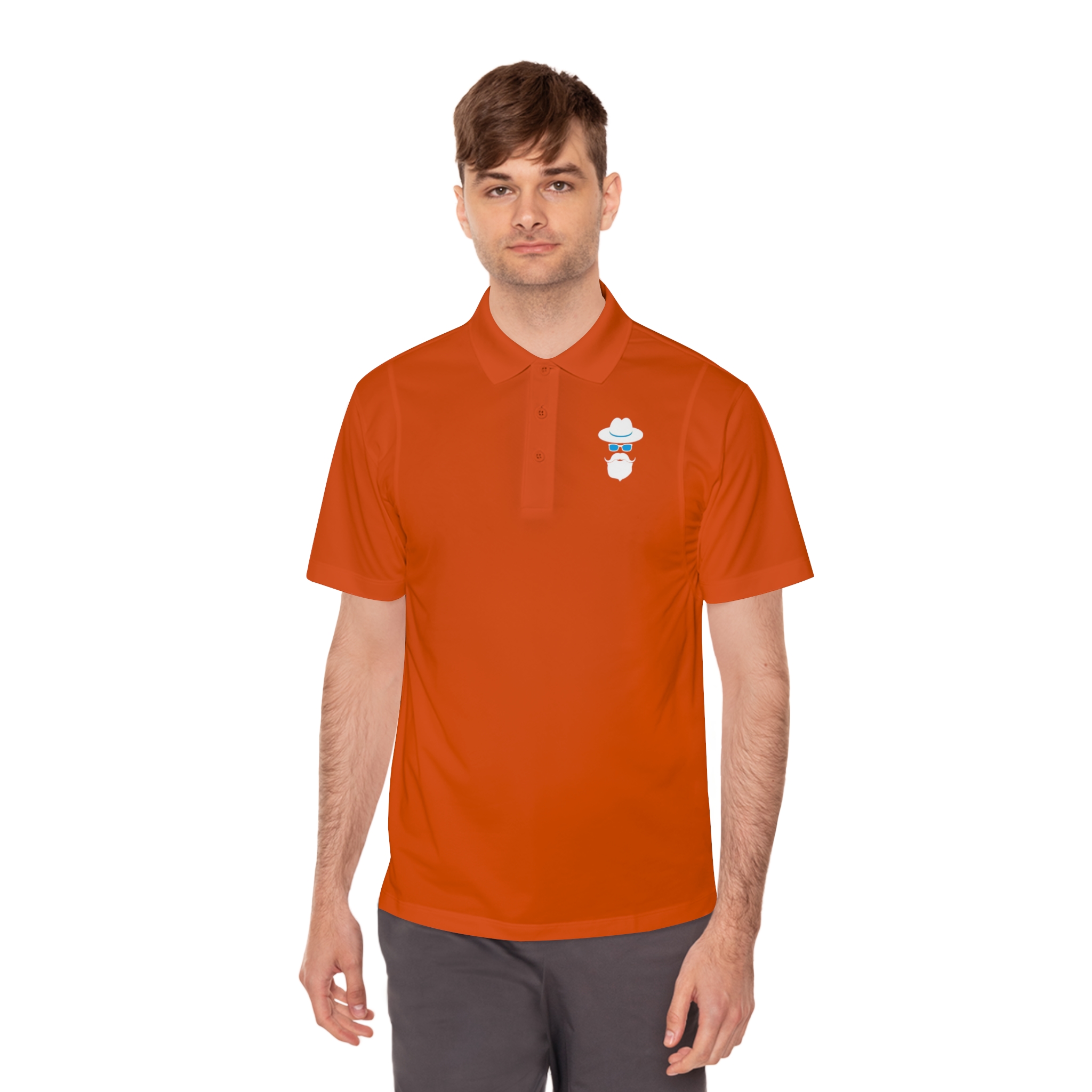 Cool Grandpa Logo Only Men's Sport Polo Shirt - Image 15