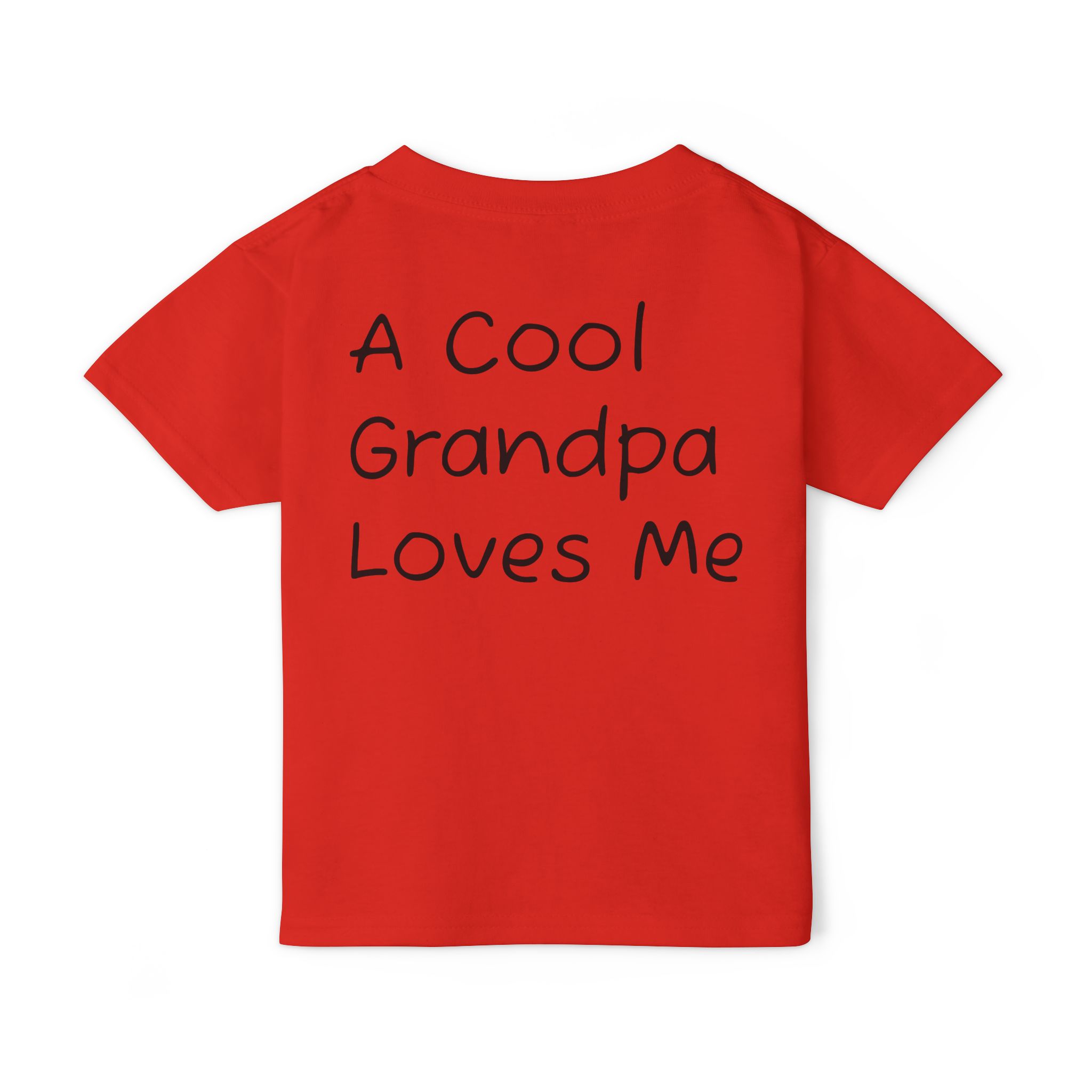 Cool Grandpa Toddler T-Shirt — "A Cool Grandpa Loves Me" Tee - Image 2