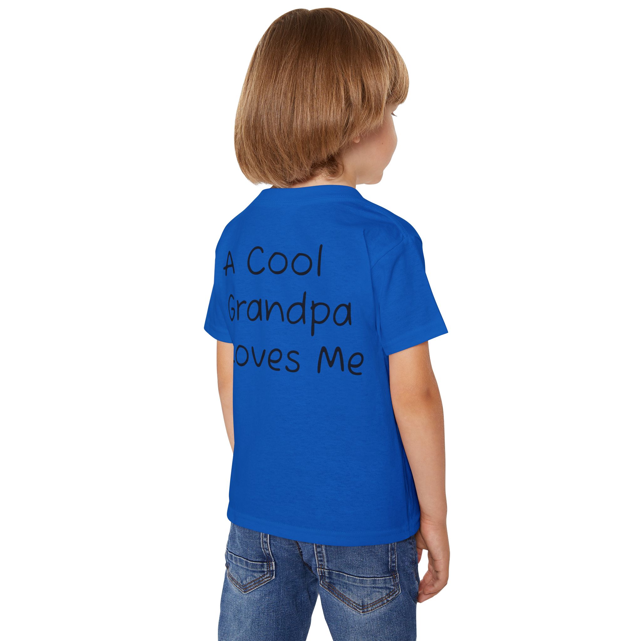 Cool Grandpa Toddler T-Shirt — "A Cool Grandpa Loves Me" Tee - Image 18