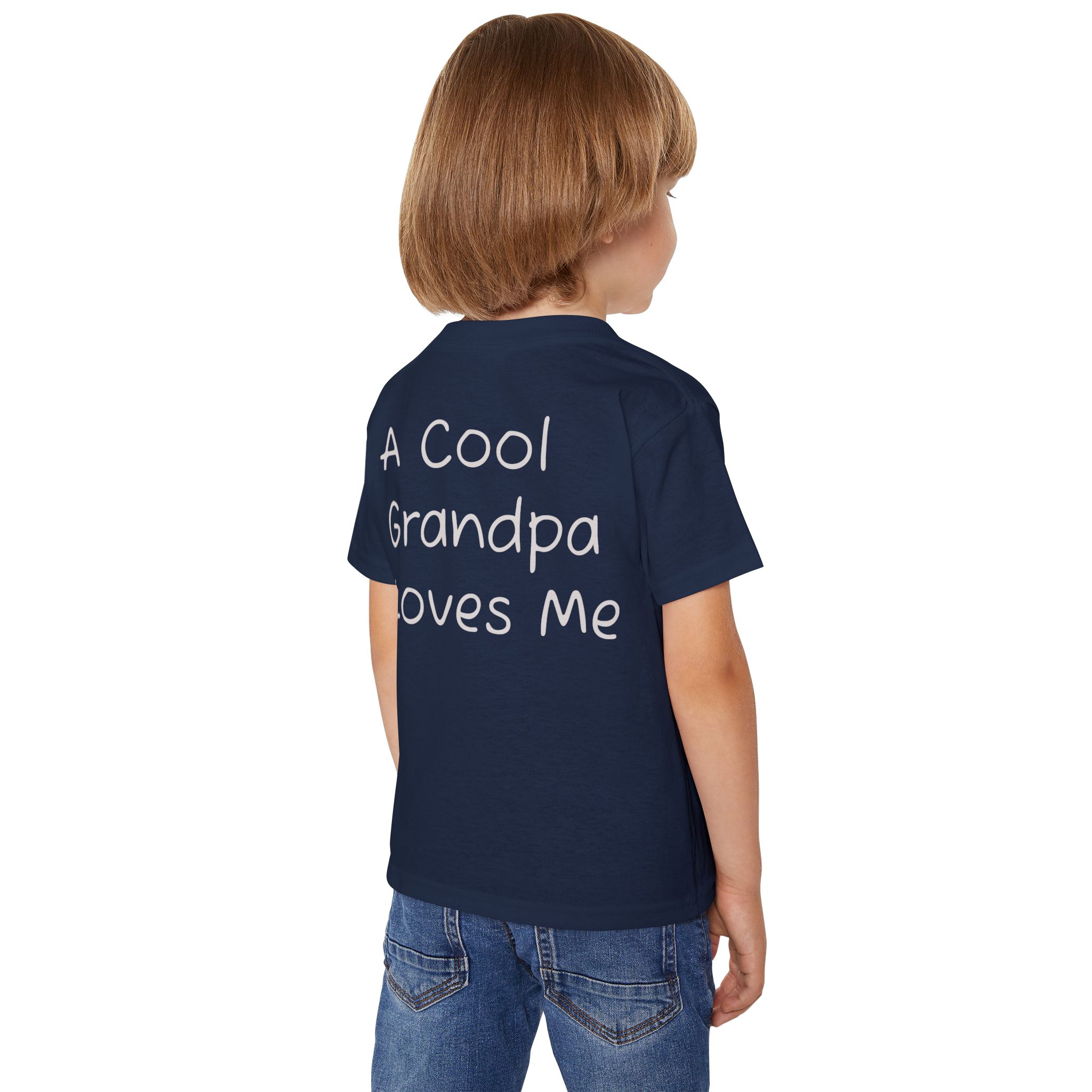 Cool Grandpa Toddler T-Shirt — "A Cool Grandpa Loves Me" Tee - Image 27
