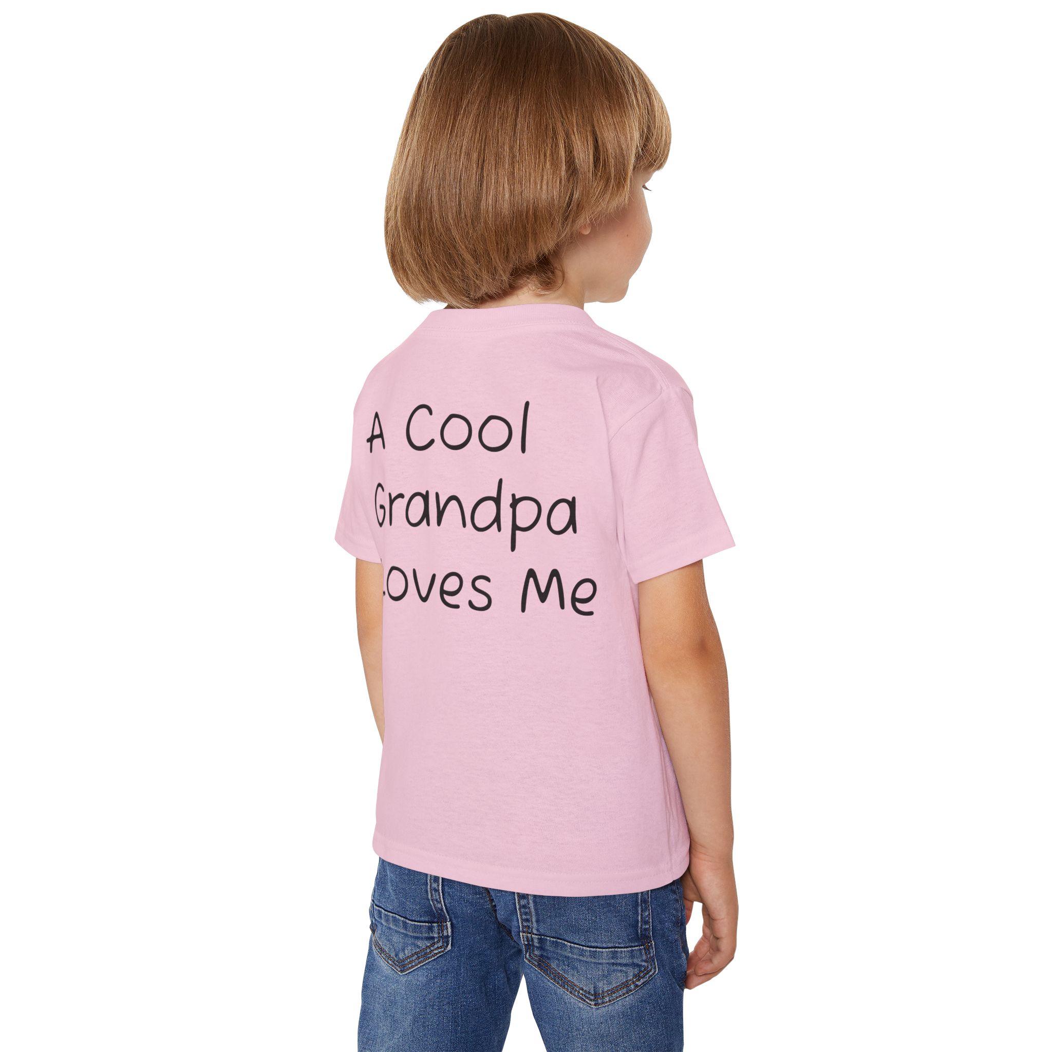 Cool Grandpa Toddler T-Shirt — "A Cool Grandpa Loves Me" Tee - Image 9